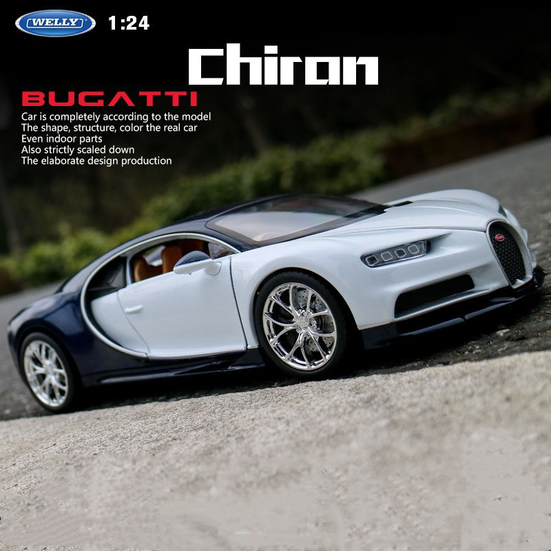 Xe mô hình Bugatti Chiron Welly FX 1:24